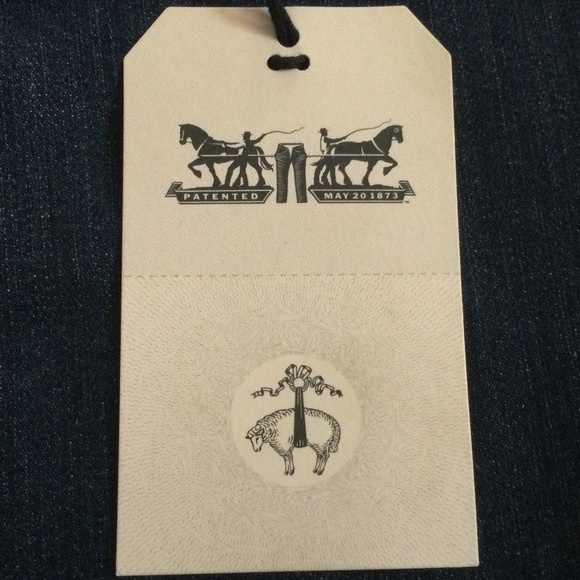 Levi’s for Brooks Brothers Demi Curve Classic Straight Leg Denim Jeans SZ 10M 30 - Picture 14 of 15